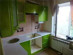 Inexpensive kitchens 6 sq m photo