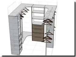 Расмҳо ва диаграммаҳои аксҳои утоқи либоспӯшии DIY