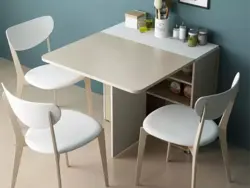 Sliding kitchen tables for a small kitchen photo