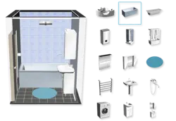 Как самой сделать дизайн проект ванной комнаты