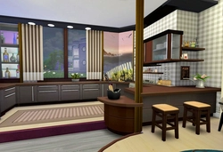 Sims 4 kitchen interior