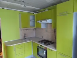 Kitchen Design With Boiler And Refrigerator