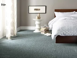 Carpet in the bedroom interior