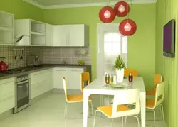 Kitchen interior paint wallpaper