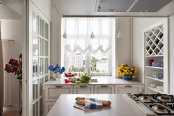 Шторы на кухне фото в интерьере современном стиле