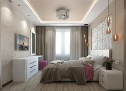 Bedroom in a 3-room apartment photo