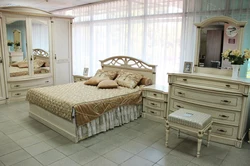 Bedroom furniture ivory photo