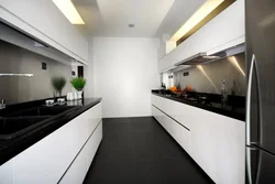 Темный пол кухня фото дизайн