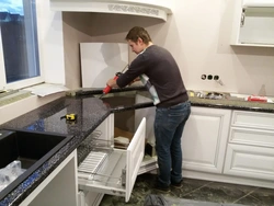 How to install a kitchen photo