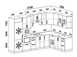 DIY kitchen drawings and diagrams photo corner