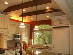 Дизайн на кухне низкие потолки