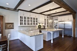Дизайн на кухне низкие потолки