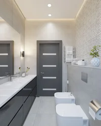 Bathroom Design Beige Gray