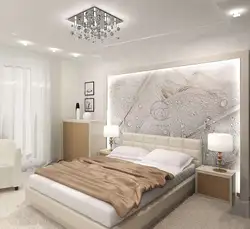 Bedroom interior in modern style photo wallpaper