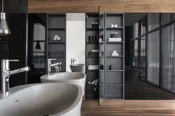 Bathroom cabinets design built-in