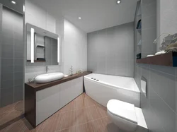 Minimalist small bath design