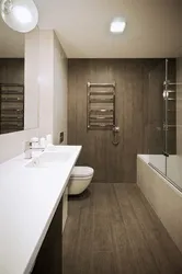 Dark Floor Bath Design