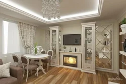 Living Room Design 30 Sq M In A Classic Style