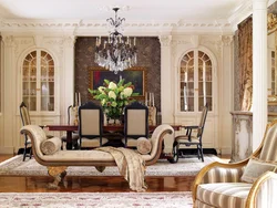 Living Room Furniture In Italian Style Photo