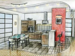Дизайн кухни рисунок 5 класс