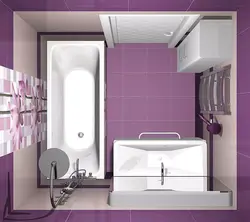 Дизайн ванны 180х180