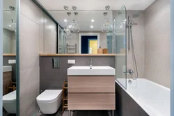 Bathroom design 4kv combined with toilet