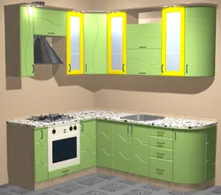 Kitchen design 3 d project