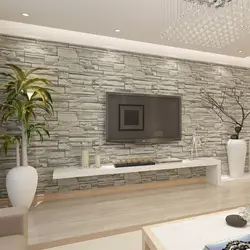 Дизайн в квартире искусственный камень