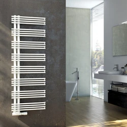 Photo of stainless steel bathroom heated towel rails