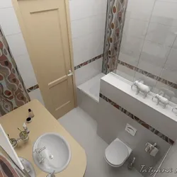 Фото туалет с ванной совместно хрущевка