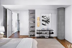 Дызайн спальні з калонай