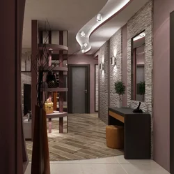 Design Of The Hallway As A Living Room