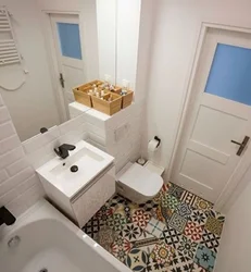 Сумесны ванны пакой з туалетам дызайн фота