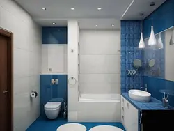 Shared bathroom with toilet design photo