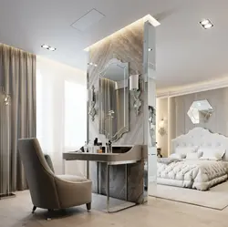 Bedroom design with console
