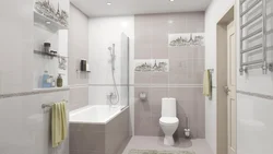 Bathroom tiles collection in the interior