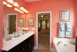 Bathroom interior paint photo