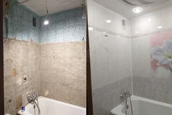 Bathroom Renovation With Pvc Panels Photo