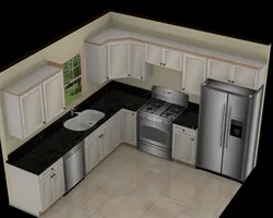 U-shaped kitchen set for a small kitchen photo