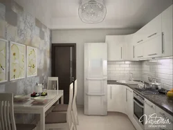 Дизайн светлой кухни в современном стиле 12 кв м