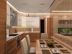 Design kitchen 24 sq m
