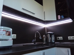 LED Strip For The Kitchen Under Cabinets Photo