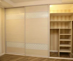 Sliding wardrobes in the hallway only photos built-in