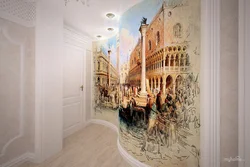 Koridorun daxili hissəsindəki freskalar