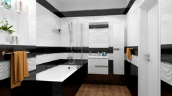 White Bathtub Design With Inserts