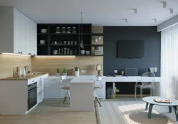 Kitchen interior design 25 sq.