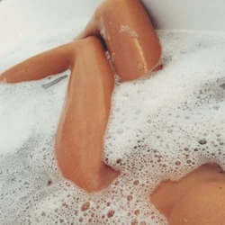 Photo of feet in the bath