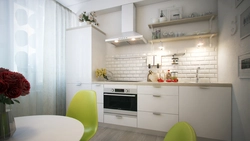 Kitchens without wall cabinets with pencil case photo