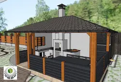 Планировка летней кухни на даче с фото