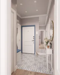 Photo of laminate flooring hallway